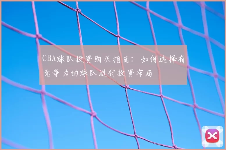CBA球队投资购买指南：如何选择有竞争力的球队进行投资布局